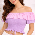 Off-Shoulder Ruffle Top